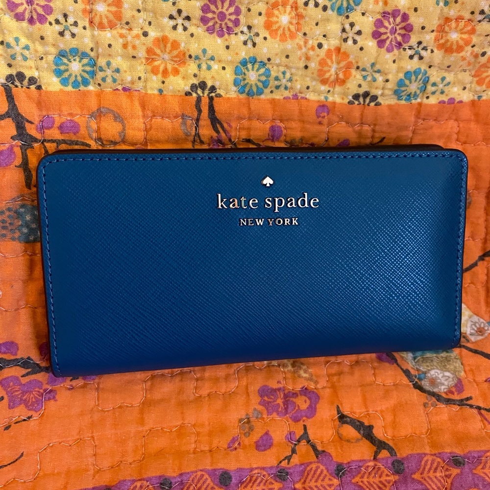 Kate spade Dark peacock wallet
